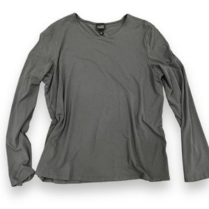 EILEEN FISHER Fine Jersey Crew Neck Top XL